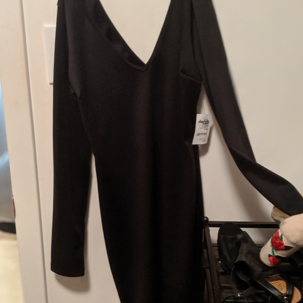 Dressy Spandex Form Fitting Dress